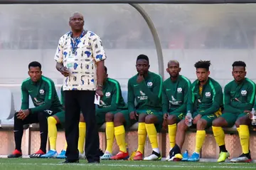 Molefi Ntseki pictured during his unsuccessful spell as South Africa coach.