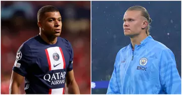 Erling Haaland, Kylian Mbappe, Diego Milito, Inter Milan, Manchester City, Paris Saint-Germain