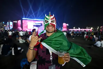 The fan zone opened a day after Qatar and FIFA banned beer around the eight World Cup stadiums