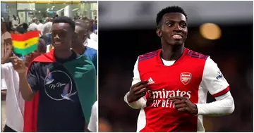 Eddie Nketiah, Ghana, Arsenal, World Cup, Qatar 2022, warm welcome
