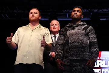 Canelo Alvarez and Jermell Charlo ahead of their big fight.