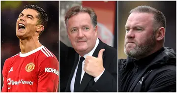 Cristiano Ronaldo, Wayne Rooney, Piers Morgan, Manchester United