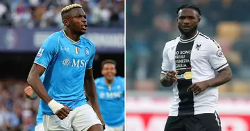 Victor Osimhen and Isaac Success both got onto the scoresheet during a Serie A fixture between Napoli and Udinese.