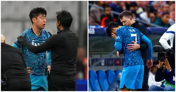 Son Heung-min, Tottenham, UEFA Champions League, injury, left the pitch, South Korea, captain