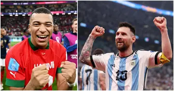 Kylian Mbappe, Lionel Messi, France, Argentina, 2022 World Cup, 2022 World Cup Final, Lusail Stadium, 2018 World Cup