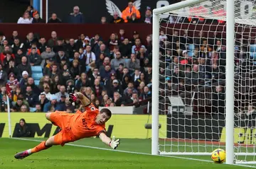 Aston Villa goalkeeper Emiliano Martinez scored an own goal against Arsenal