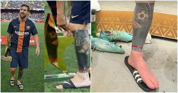 Lionel Messi, red ribbon, Argentina, Barcelona, World Cup, Qatar 2022