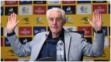 Hugo Broos names his 23-man squad to represent South Africa at the 2023 AFCON. Photo: @snewsafrica.