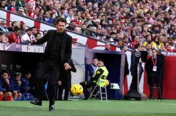 Atletico Madrid's Argentinian coach Diego Simeone is heading back to Italy to face Inter Milan