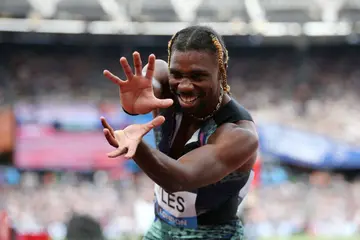 Noah Lyles, Usain Bolt, London Diamond League