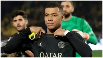 Kylian Mbappe is set to leave Paris Saint-Germain on a free transfer in the summer. Photo: Jean Catuffe.