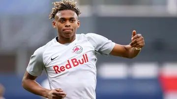 Nigerian-born Austrian star Chukwubuike Adamu scores as RB Salzburg hold Bayern Munich