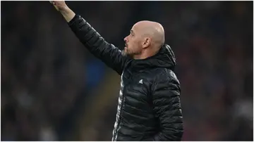 A section of fans has called out Erik ten Hag for failing to applaud Manchester United fans shortly after their 4-0 defeat against Crystal Palace. Photo Sebastian Frej.