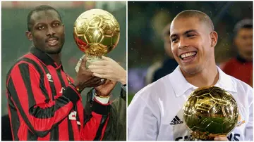 George Oppong Weah, Ronaldo Nazario de Lima, Michael Owen, Roberto Baggio, Pavel Nedved, Ballon d'Or, Top 5 Ballon d’Or Winners Who Never Won The Champions League