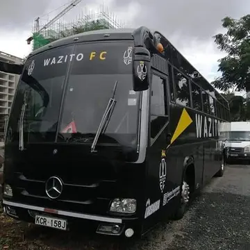 Too much money! x photos of Wazito FC's new stunning team bus setting new levels in Kenya