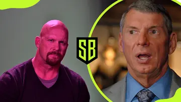 Stone Cold Steve Austin (Left) and Vince McMahon (Right)
