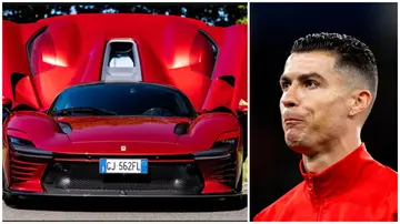Cristiano Ronaldo, £2m Ferrari, Al-Nassr, Portugal, cars, Ferrari.