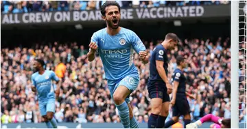 Man City, Bernardo Silva, Premier League, Ines,. Etihad Stadium.