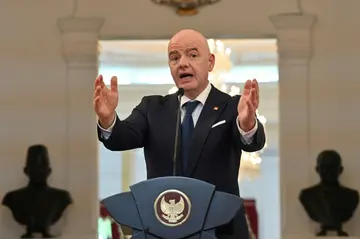 Gianni Infantino vowed to help the Indonesian government "reform and transform" the country's football