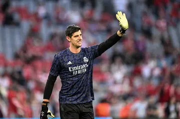 Real Madrid's Belgian goalkeeper Thibaut Courtois has not played this season after knee surgery