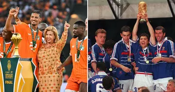 Ivory Coast and France are two nations who won major tournaments that they hosted that year.