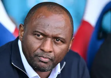 Crystal Palace manager Patrick Vieira is concerned by the lack of other black managers in the Premier League