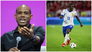 Sunday Oliseh praises N'golo Kante for his performance during the UEFA EURO 2024 group stage match between Austria and France. Photo:  Mark Metcalfe/Marvin Ibo Guengoer.