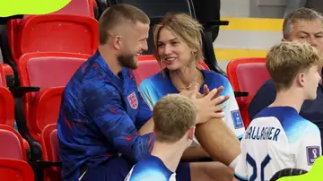 Anna Modler with Eric Dier