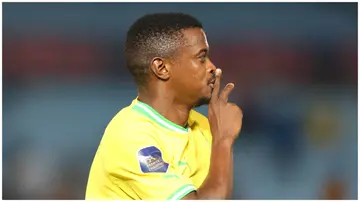 Mamelodi Sundowns have defeated Pyramids in their CAF Champions League clash courtesy of a Teboho Mokoena strike.