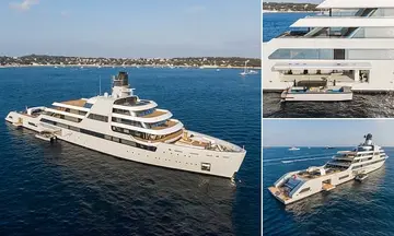 Roman Abramovich's £430million Solaris spotted on the sea