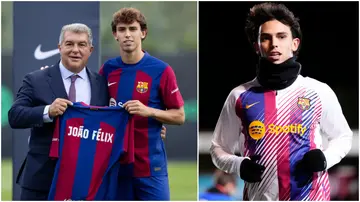 Joao Felix joined Barcelona on loan from Atletico Madrid. 