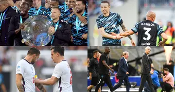 World XI, Usain Bolt, England XI, Liam Payne, Roberto Carlos, Berbatov, Evra