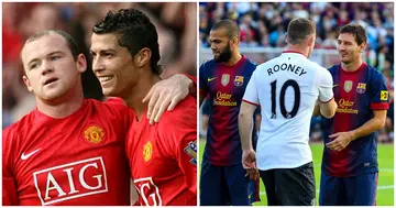 Wayne Rooney, Cristiano Ronaldo, Lionel Messi