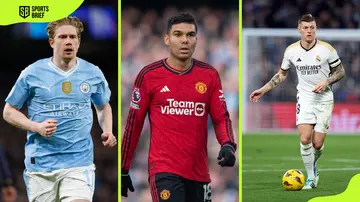 Kevin De Bruyne, Casemiro, and Toni Kroos are among the best midfielders in the world