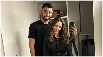 Bruno Fernandes and his wife, Anna Pinho, attended the same school. Photo: @brunofernandes8.