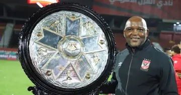 Pitso Mosimane, Jingles, Al Ahly, Coach, Mentor, Best African Club Coach of the Year, International Federation of Football History & Statistics, IFFHS, FIFA Club World Cup, CAF Champions League, CAF Super Cup titles, Kaizer Chiefs, Mamelodi Sundowns