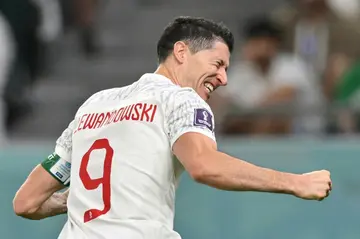 Robert Lewandowski sealed Poland's win with his first ever World Cup goal