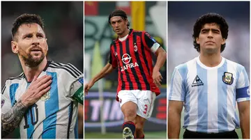 Paolo Maldini, Argentina, Lionel Messi, Cristiano Ronaldo, Diego Maradona, greatest
