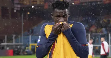 Felix Afena-Gyan playing for AS Roma. SOURCE: Twitter/ @ASRomaEN