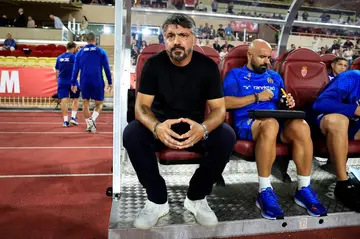 Gennaro Gattuso's first game in charge of Marseille ended in defeat against Monaco