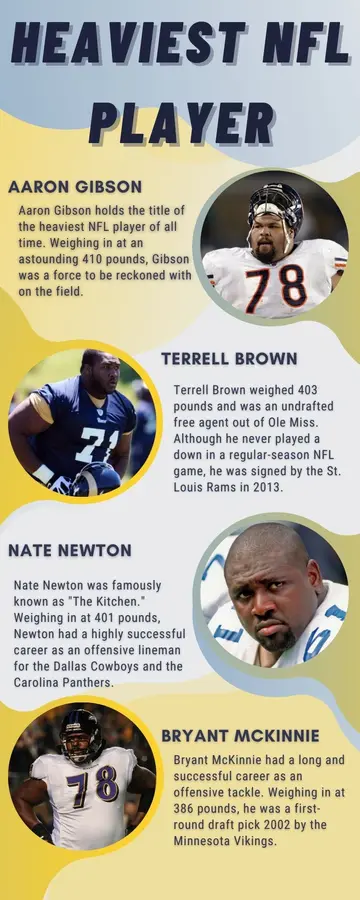 Heaviest NFL player