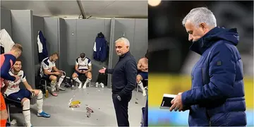 Jose Mourinho jokingly tells Tottenham stars about their phone addiction