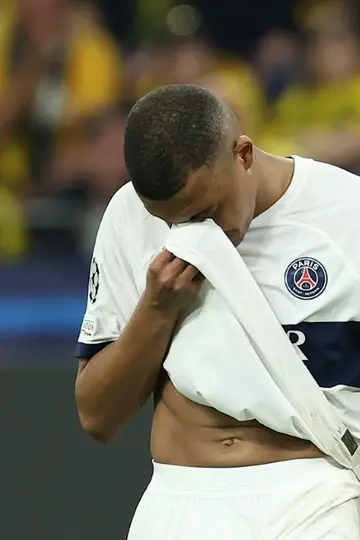 Tough night: Paris Saint-Germain's Kylian Mbappe