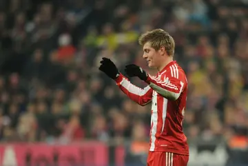 Toni Kroos with Bayern Munich in 2011. He played for the club for seven years