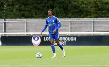 Sidnei Tavares in action for Leicester City