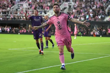 Lionel Messi during the second half against the Orlando City SC at Chase Stadium on March 02, 2024, in Fort Lauderdale, Florida