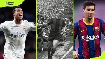 Cristiano Ronaldo, László Kubala and Messi.  They are among the footballers with the most La Liga hat tricks