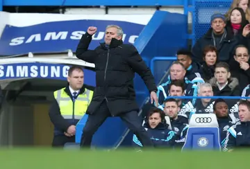 Jose Mourinho in action as manager.