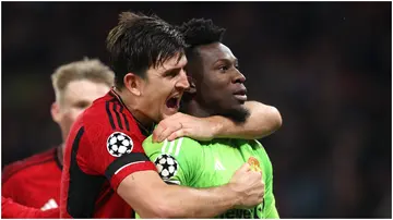 Harry Maguire, Andre Onana, Manchester United.