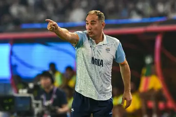 India's football coach Igor Stimac at the Games in Hangzhou